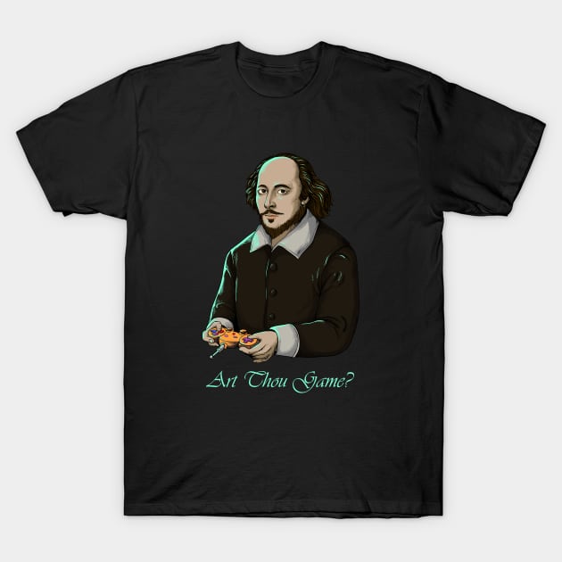 Art Thou Game? (Captioned) T-Shirt by LegitHooligan